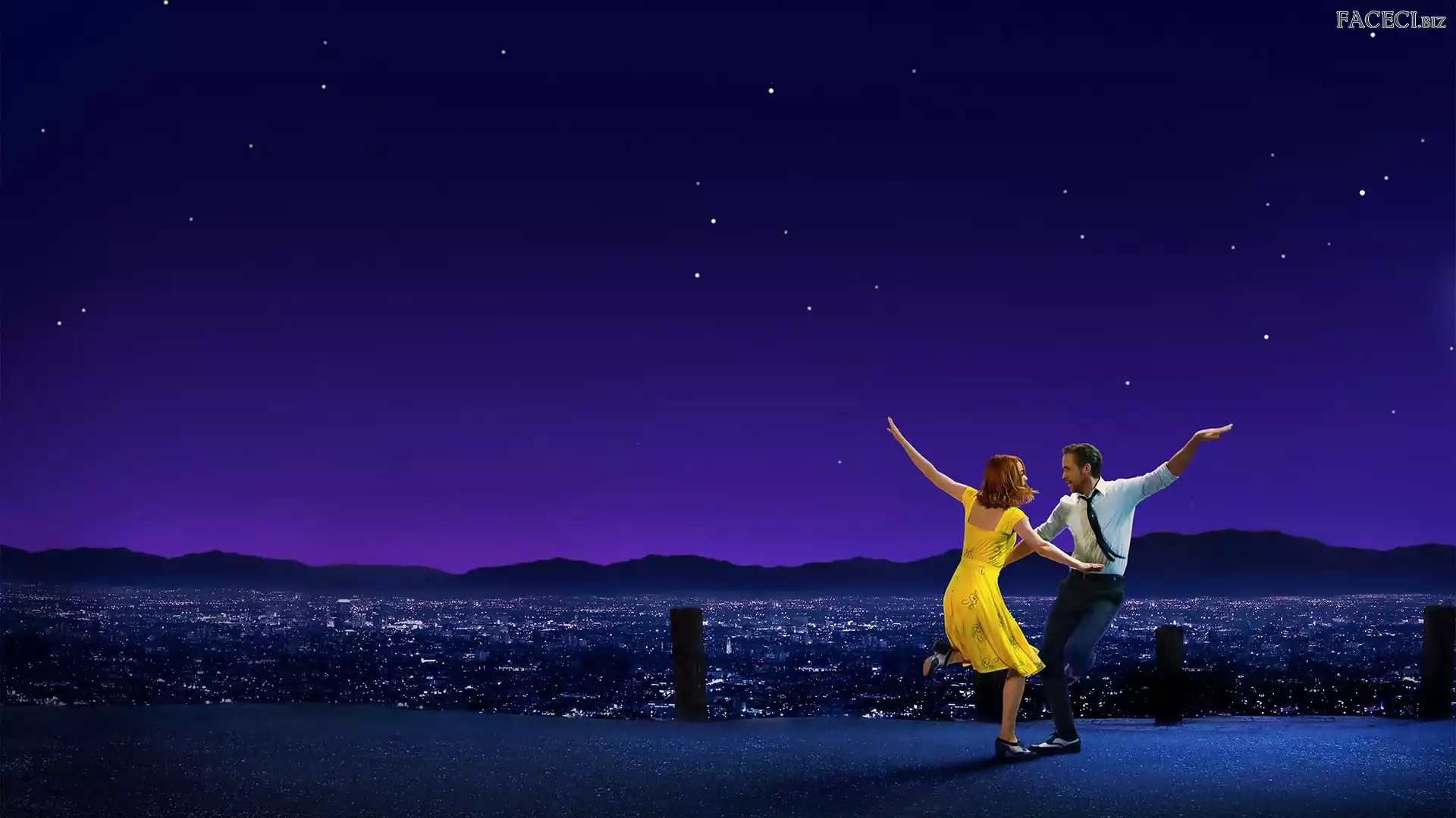 Emma Stone, Film, Miasto nocÄ…, Taniec, La La Land, Ryan Gosling