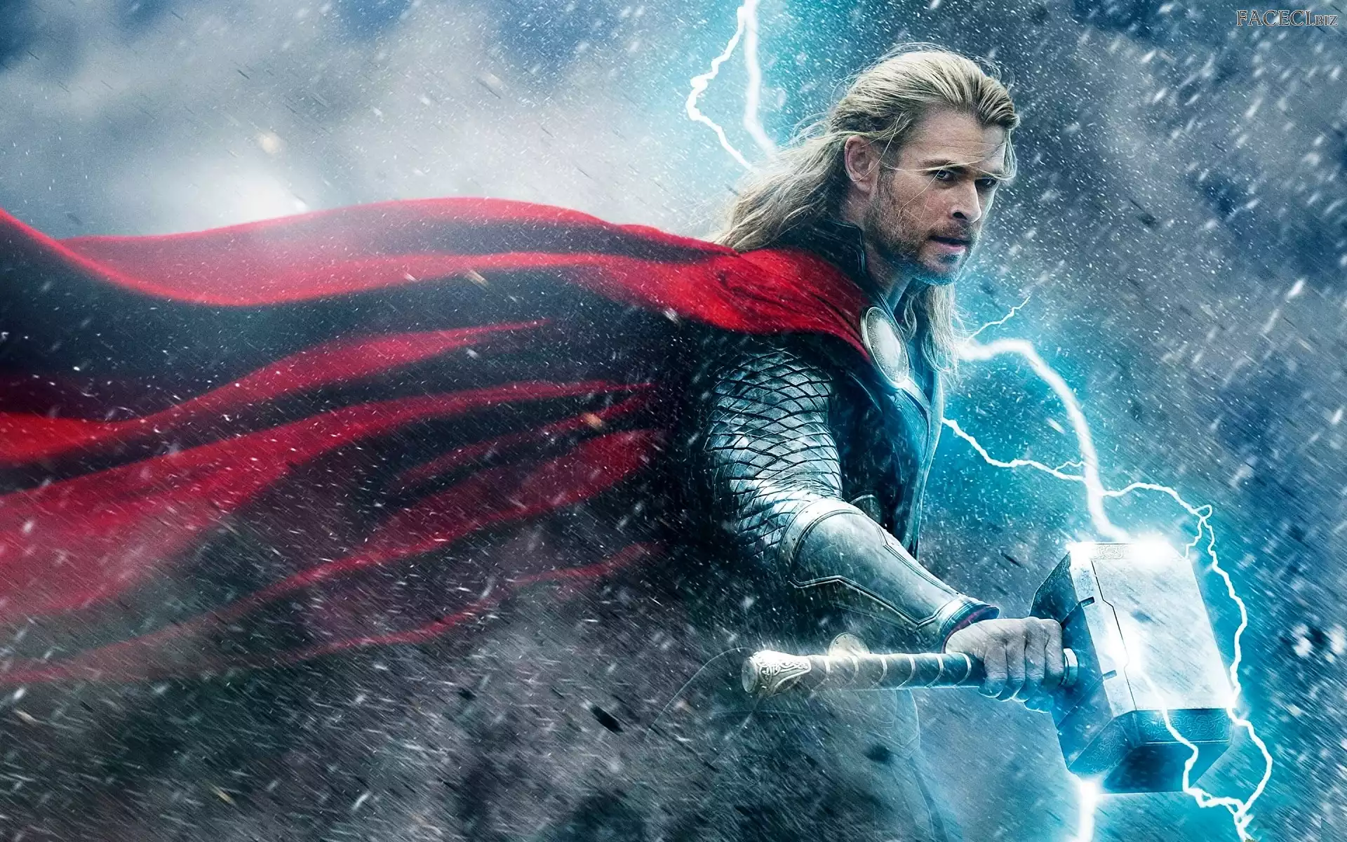 Mroczny Świat, Piorun, Thor, Chris Hemsworth