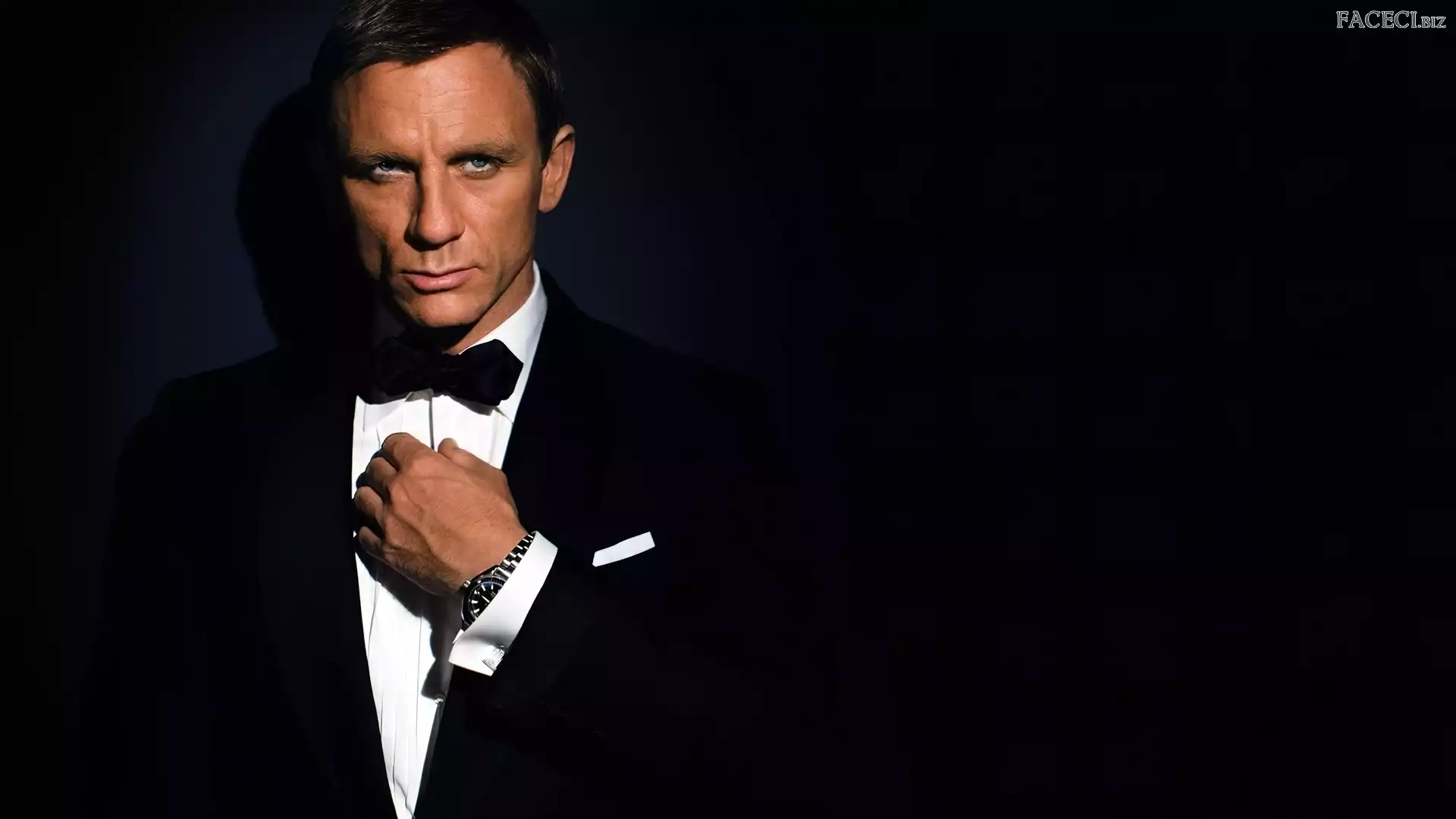 Zegarek, Garnitur, Muszka, Daniel Craig, Aktor