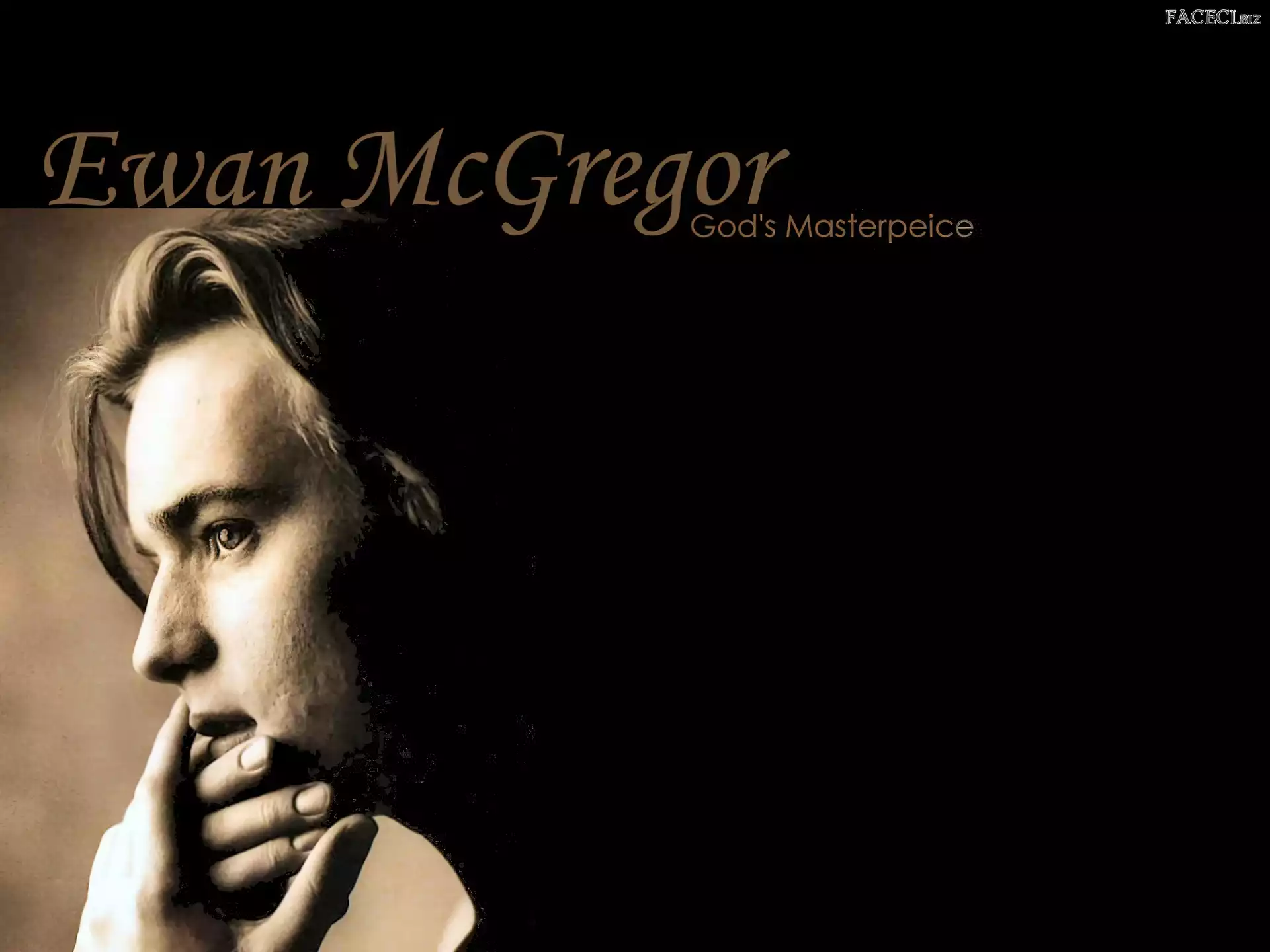 ręce, Ewan McGregor, profil twarzy