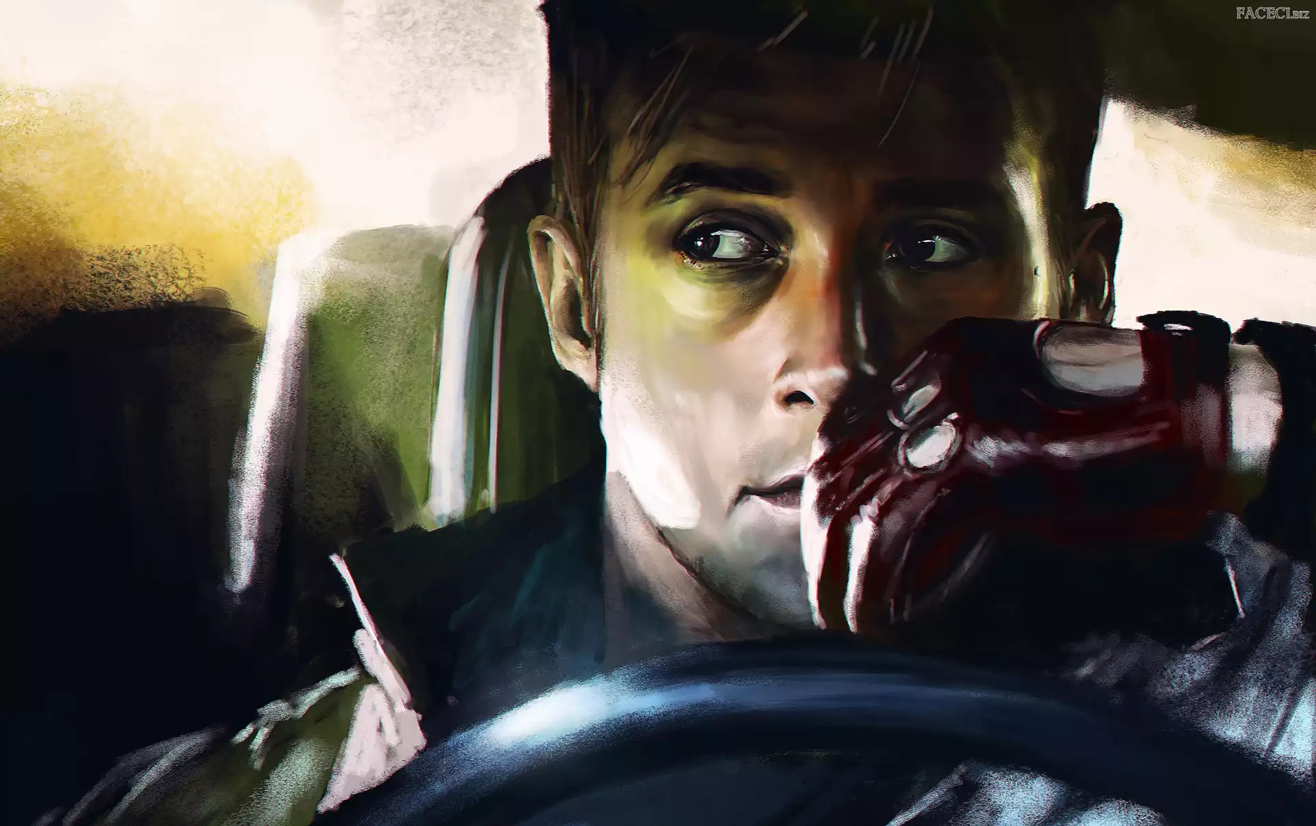 Ryan Gosling, Drive, Grafika, Film